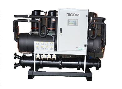 210KW 60RT vodou chlazený spirálový chladič